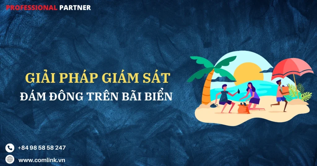 Giám sát đám đông trên bãi biển