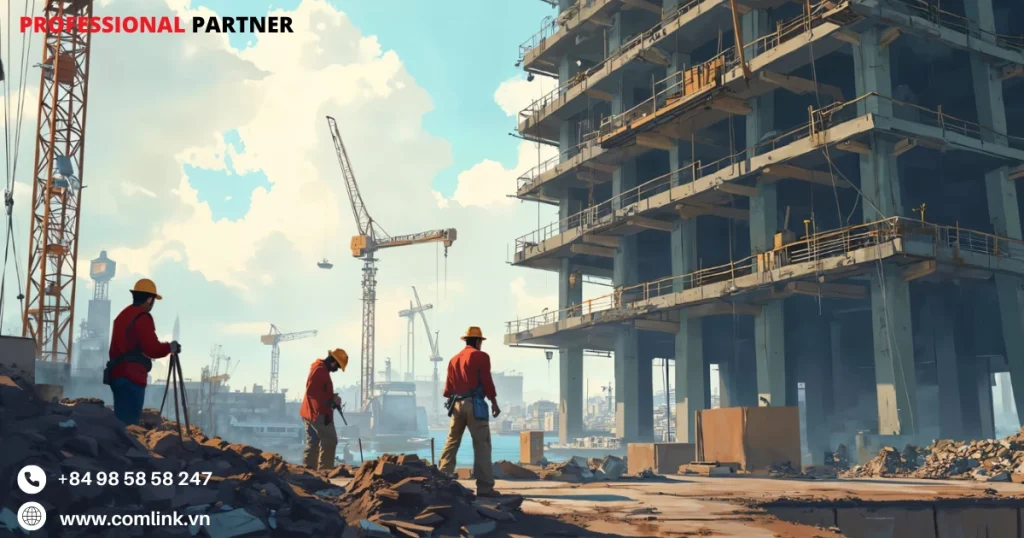 Môi trường tại công trường khắc nghiệt