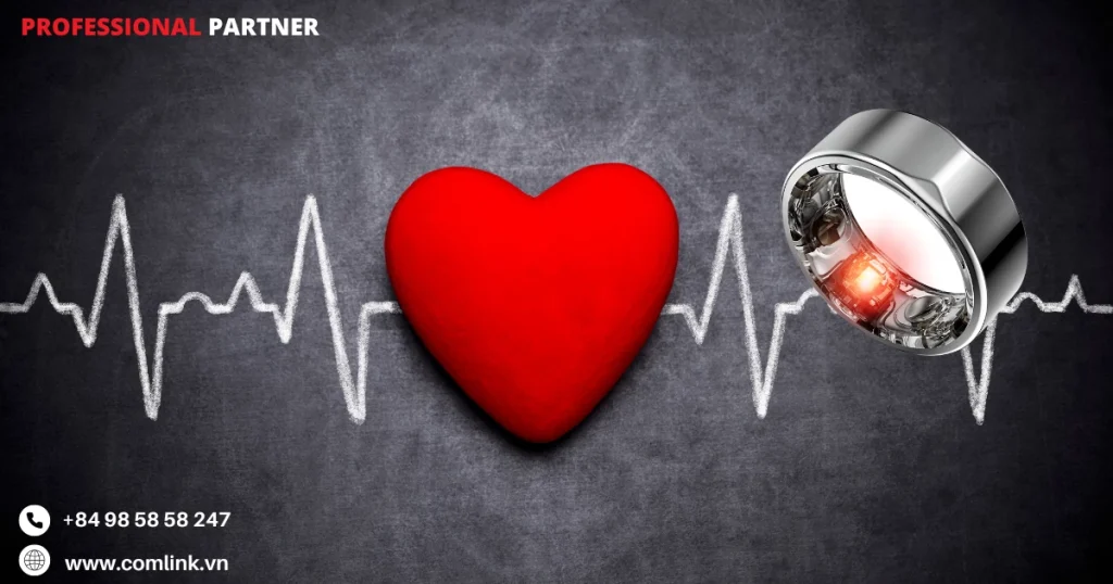 Nhẫn HR01 theo dõi nhịp tim