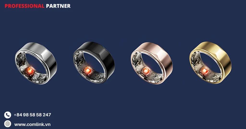 Nhẫn HR01 có nhiều màu sắc khác nhau