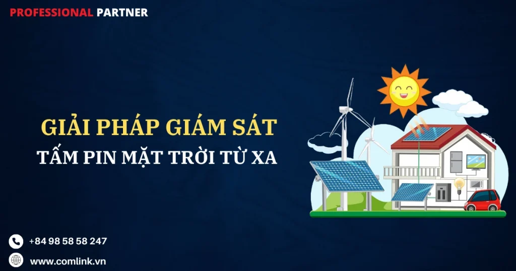 Giám sát tấm pin mặt trời từ xa