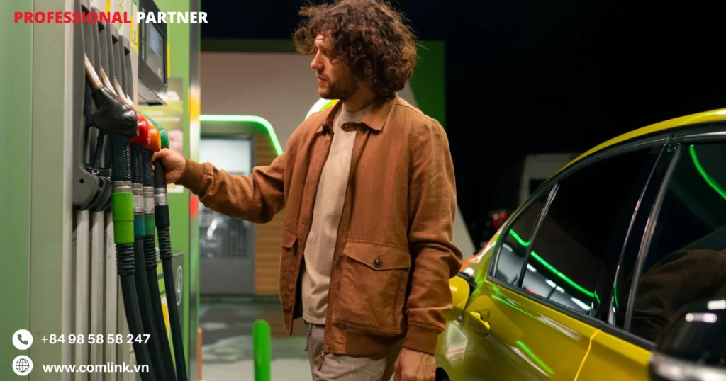 Kết nối thiết bị của trạm xăng đa năng