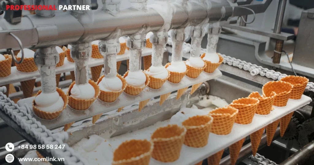 Khó khăn kết nối nhà máy kem