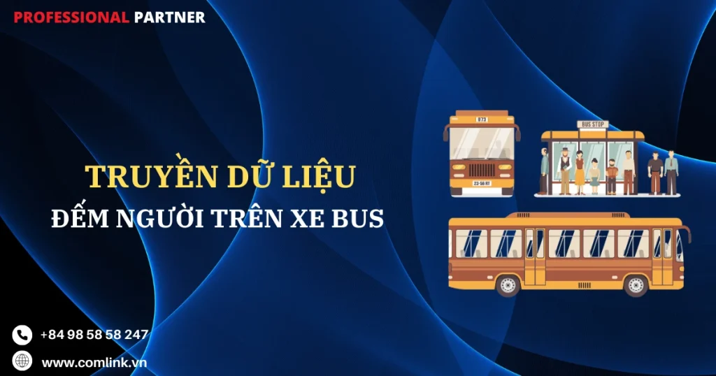 Truyền dữ liệu đếm người trên xe bus