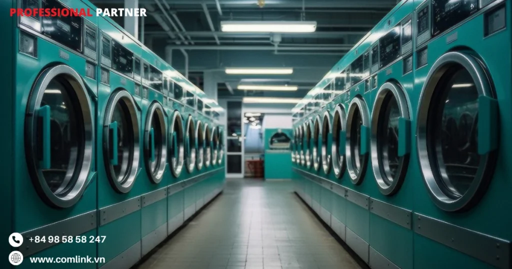 Giám sát và điều khiển từ xa máy giặt