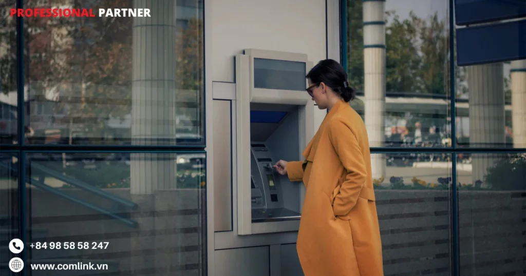 Khó khăn kết nối máy ATM