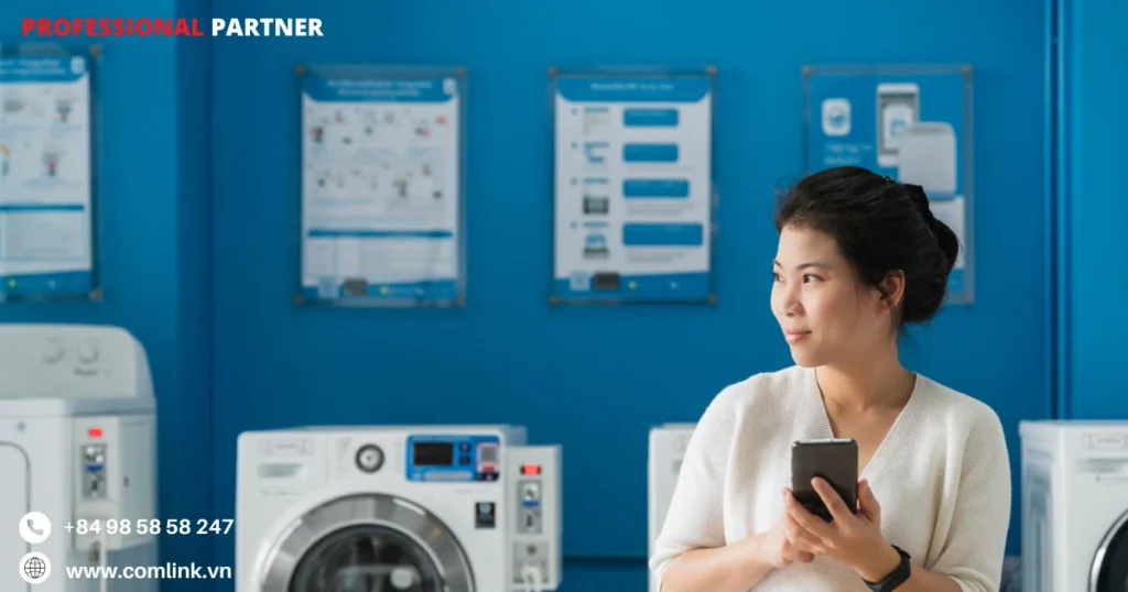 Tùy chọn và thanh toán dịch vụ giặt ủi