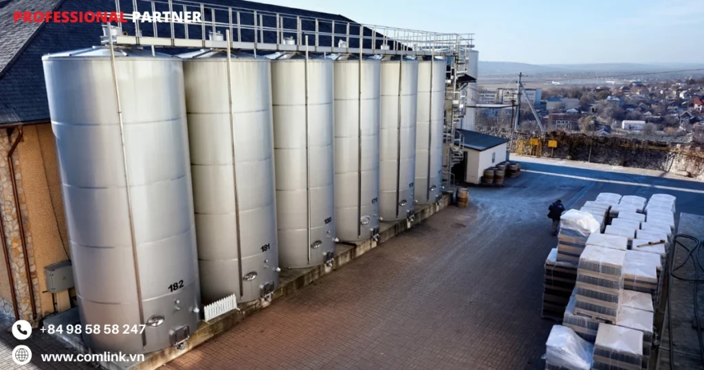 Giám sát mức tiêu thụ khí của silo