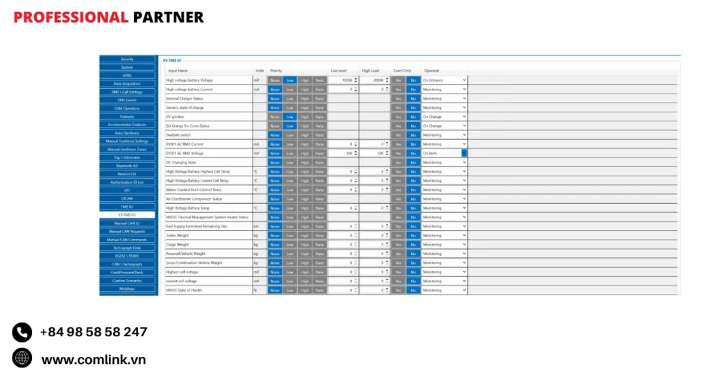 Thu thập dữ liệu tài xế nâng cao