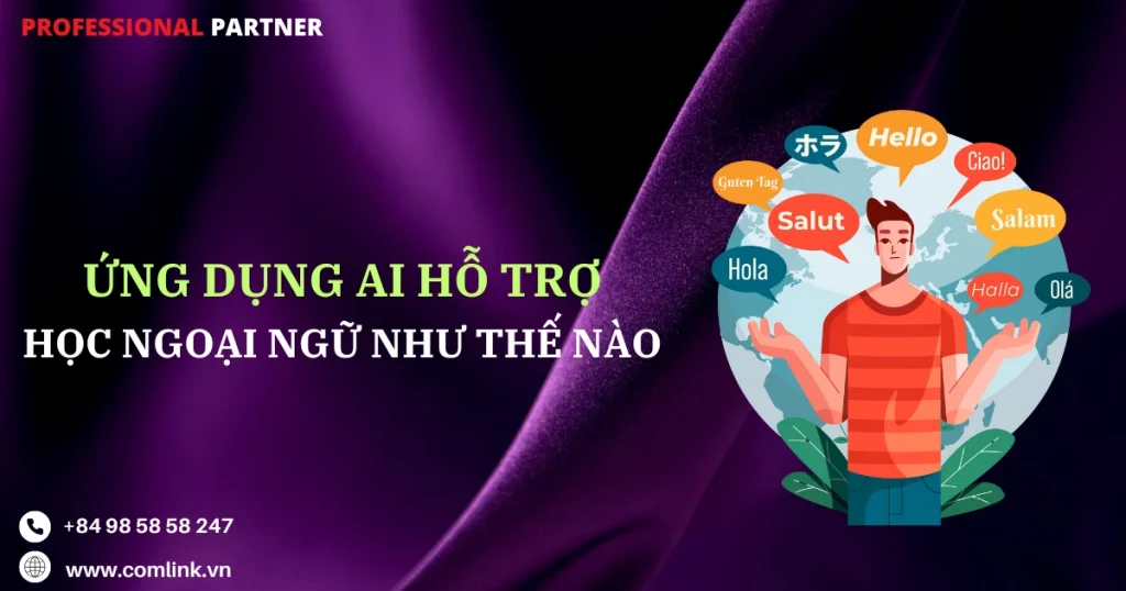 AI hỗ trợ học ngoại ngữ