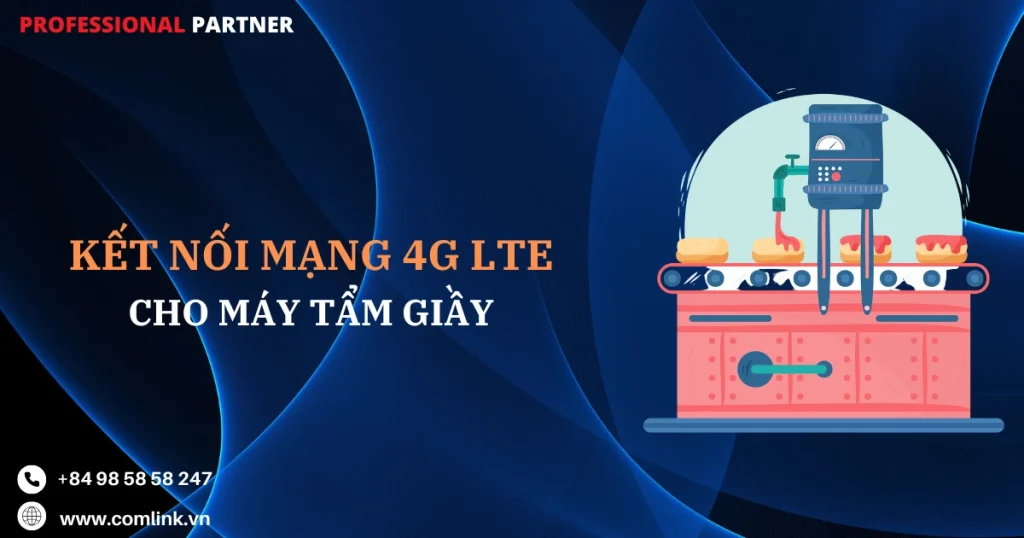 Kết nối mạng cho máy tẩm giầy