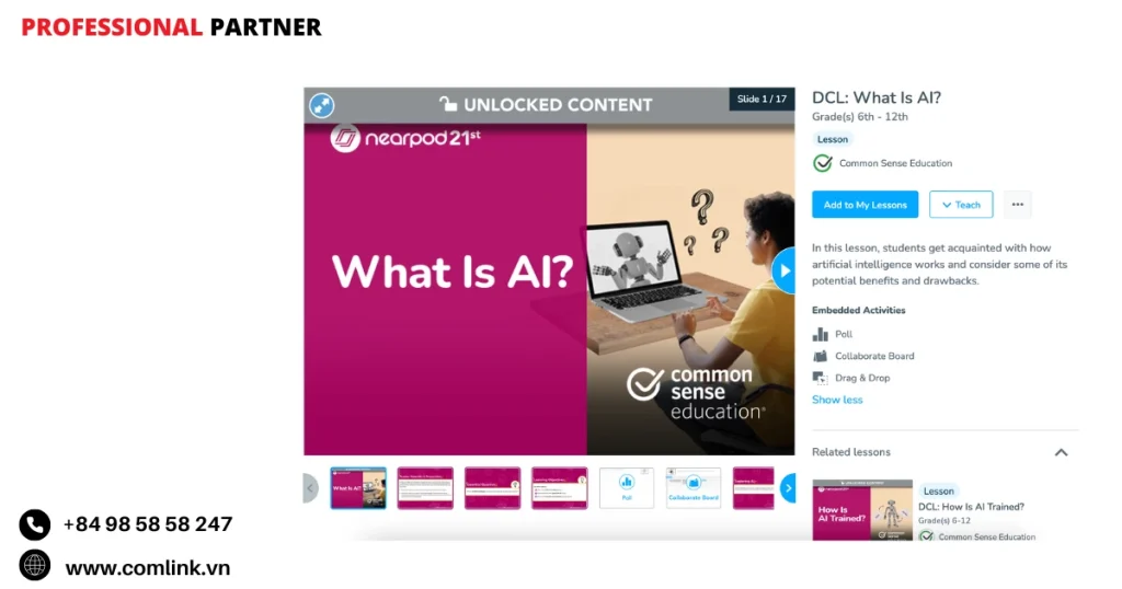 Nhược điểm của Nearpod AI