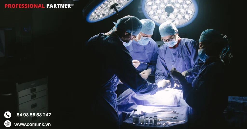 Bàn điều khiển của bác sỹ