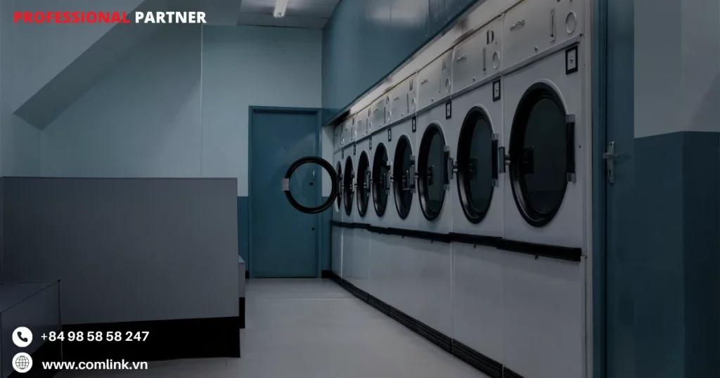 Khó khăn kết nối mạng cho tiệm giặt ủi