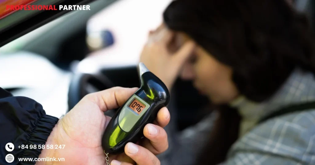 Phương pháp cài đặt máy đo nồng độ cồn