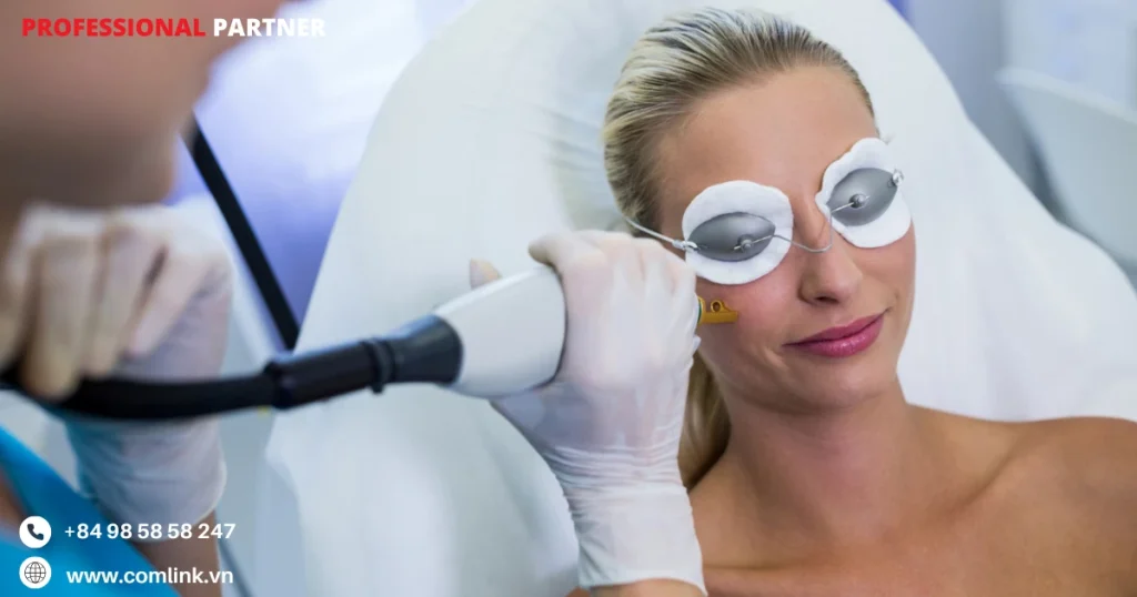 Chẩn đoán nám da trứng cá đỏ và lão hóa da