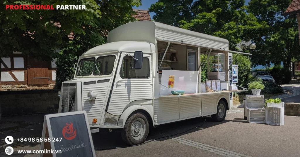 Khó khăn kết nối mạng cho xe tải thực phẩm