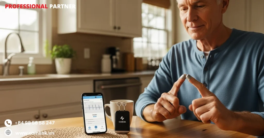 Thiết bị ECG cá nhân hóa Kardia Mobile