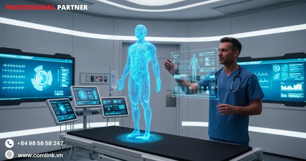 Các lĩnh vực ứng dụng chính trong đào tạo y khoa