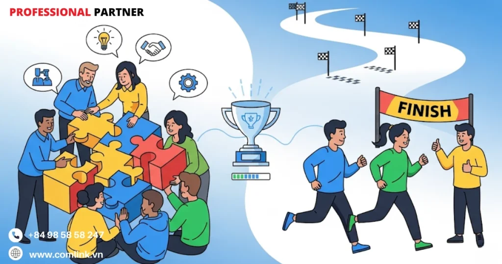 Khuyến khích và hợp tác cạnh tranh và lành mạnh