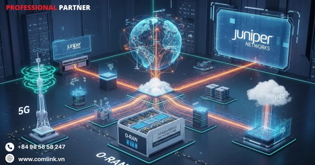 Lợi ích giải pháp mạng 5G và O-RAN của Juniper