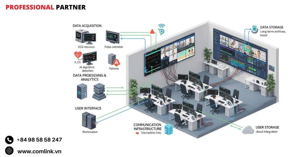 Lớp xử lý và lưu trữ dữ liệu bệnh nhân
