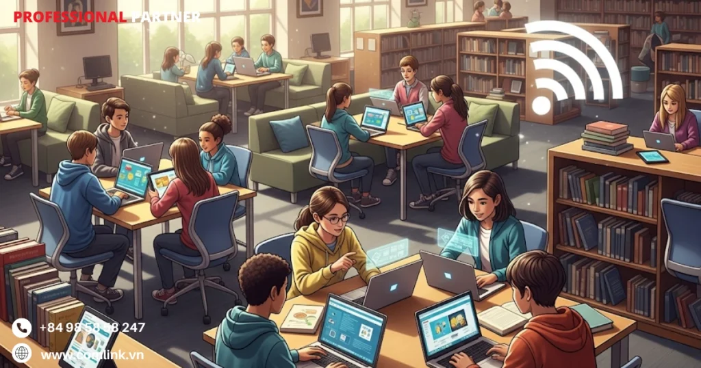 Mạng cố định và tốc độ cao cho trường học