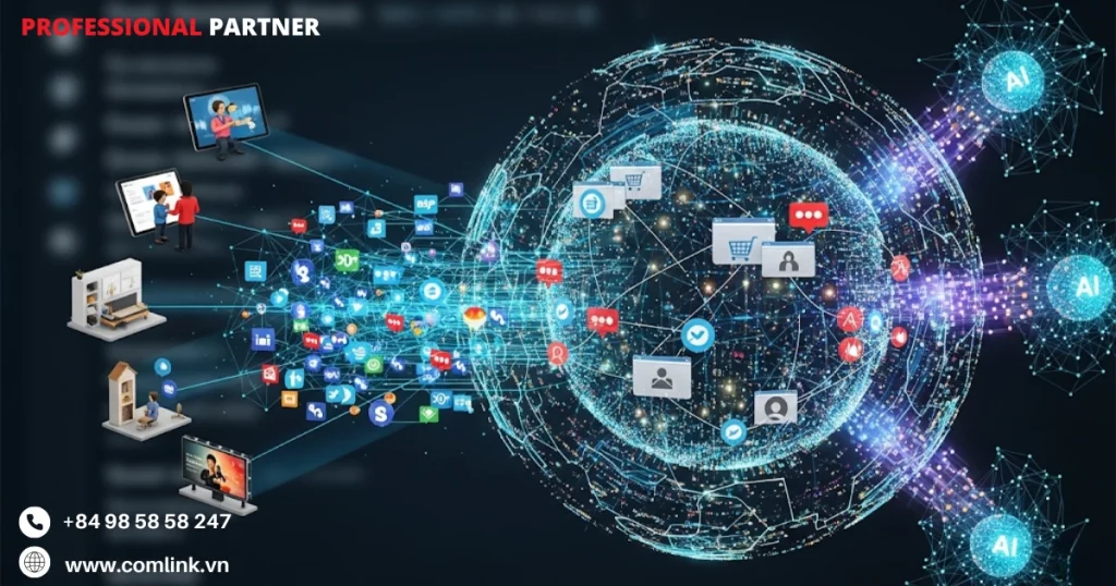 Dữ liệu hành vi của khách hàng cung cấp cho AI