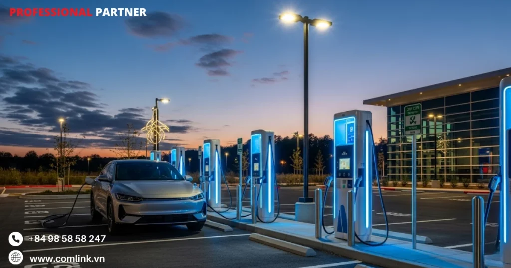 Khó khăn kết nối và tích hợp trạm sạc xe điện