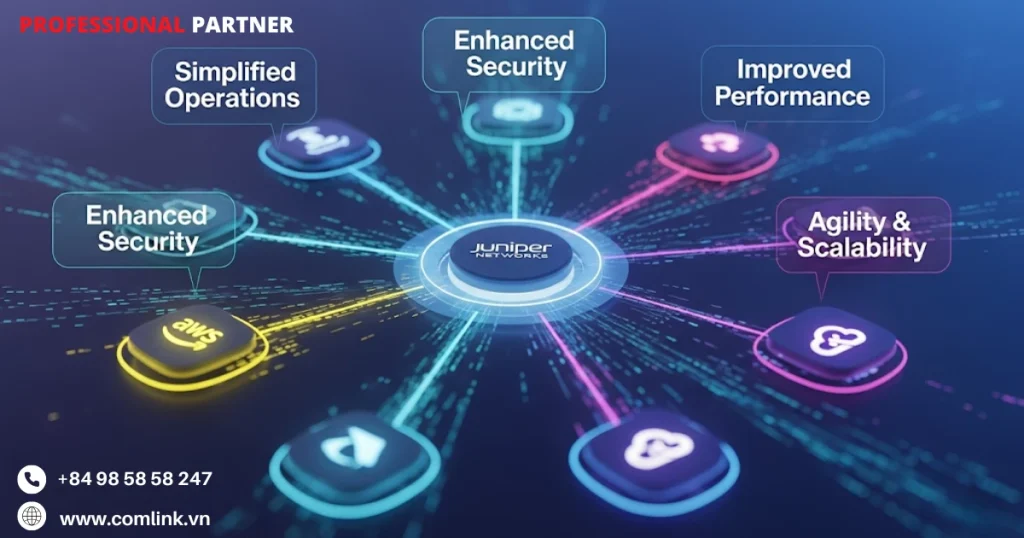 Lợi ích và tính năng giải pháp đa đám mây của Juniper