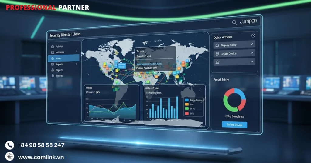 Nền tảng quản lý tập trung Security Director Cloud