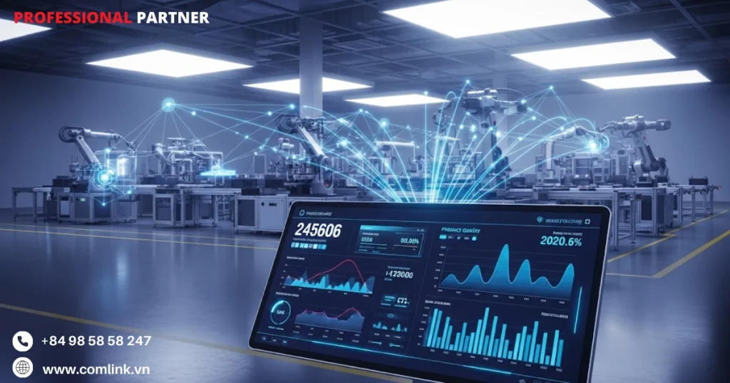 Thành phần của hệ thống IoT quản lý chất lượng