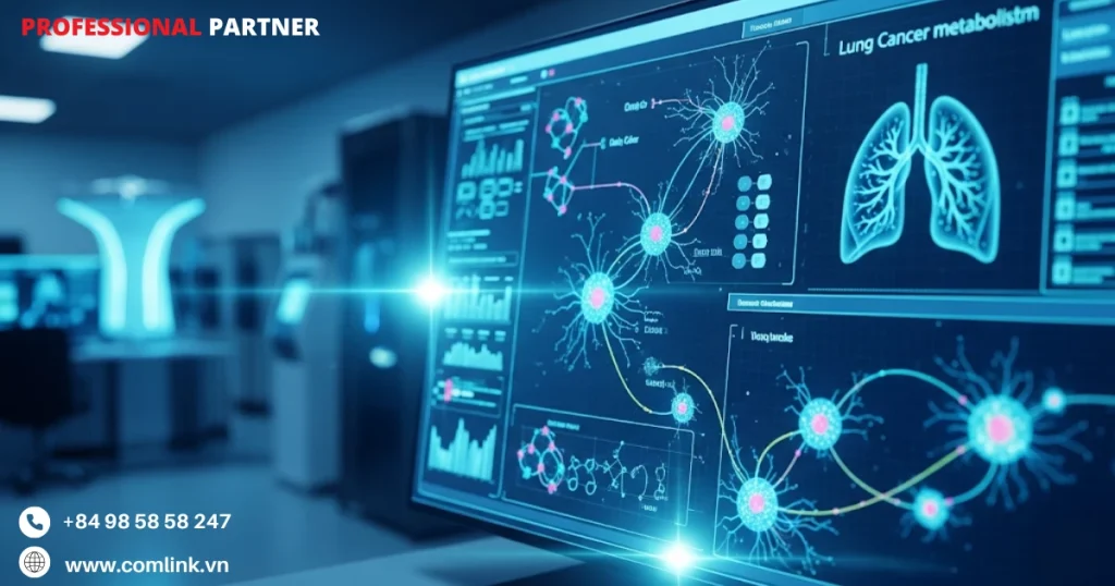 AI nghiên cứu chuyển hóa ung thư phổi
