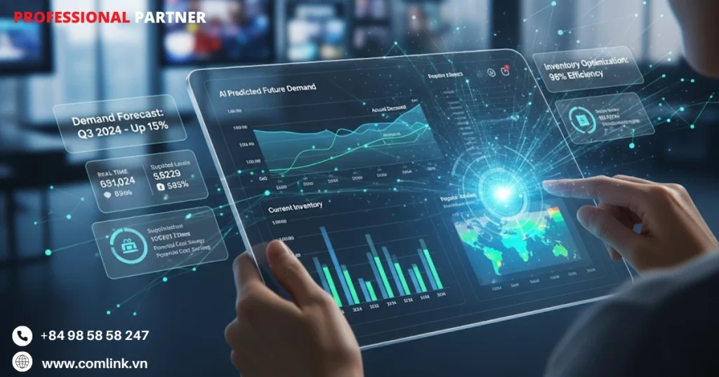 Các ứng dụng chính của AI quản lý chuỗi cung ứng