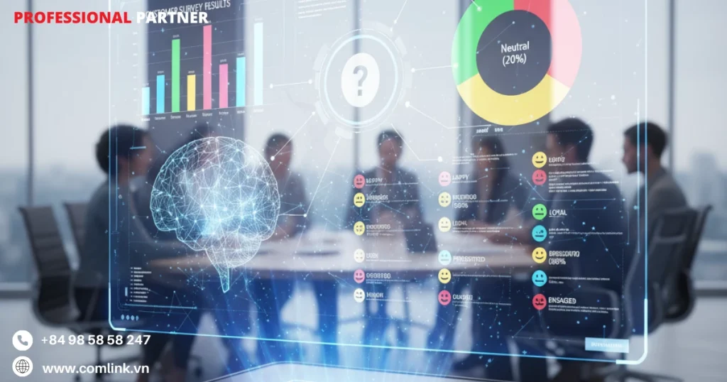 Kết quả khảo sát để phân tích cảm xúc