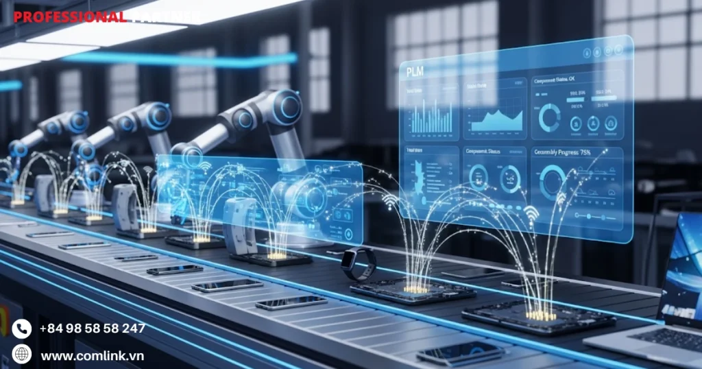 Ngành sản xuất hàng điện tử tiêu dùng quản lý PLM