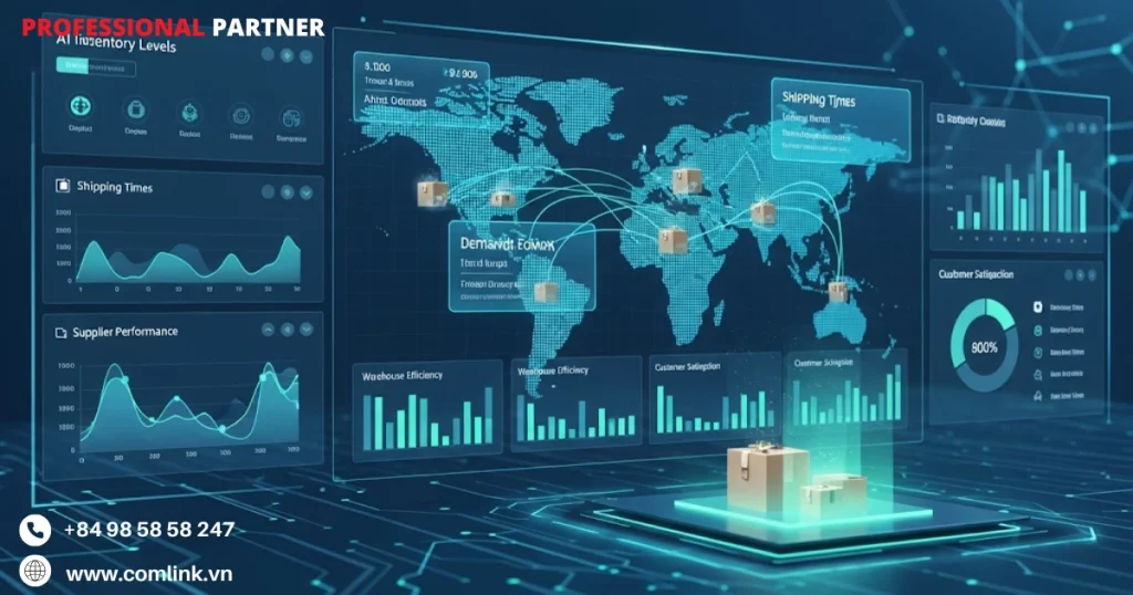 Phạm vi ứng dụng AI cho chuỗi cung ứng