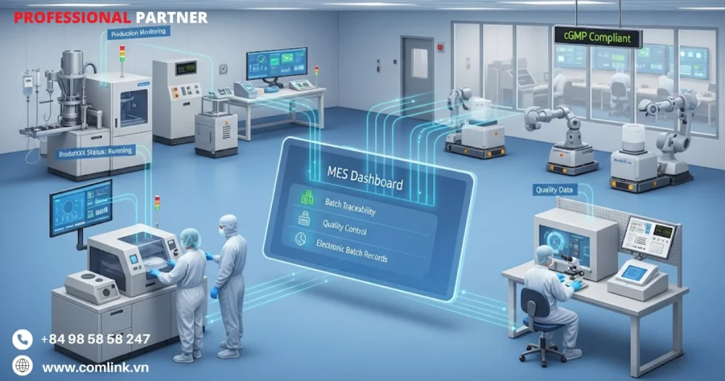 Ứng dụng MES trong sản xuất dược phẩm