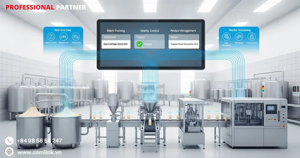 Ứng dụng MES trong sản xuất thực phẩm và đồ uống