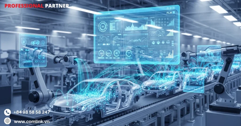 Ứng dụng thực tế theo ngành khi quản lý PLM bằng IoT