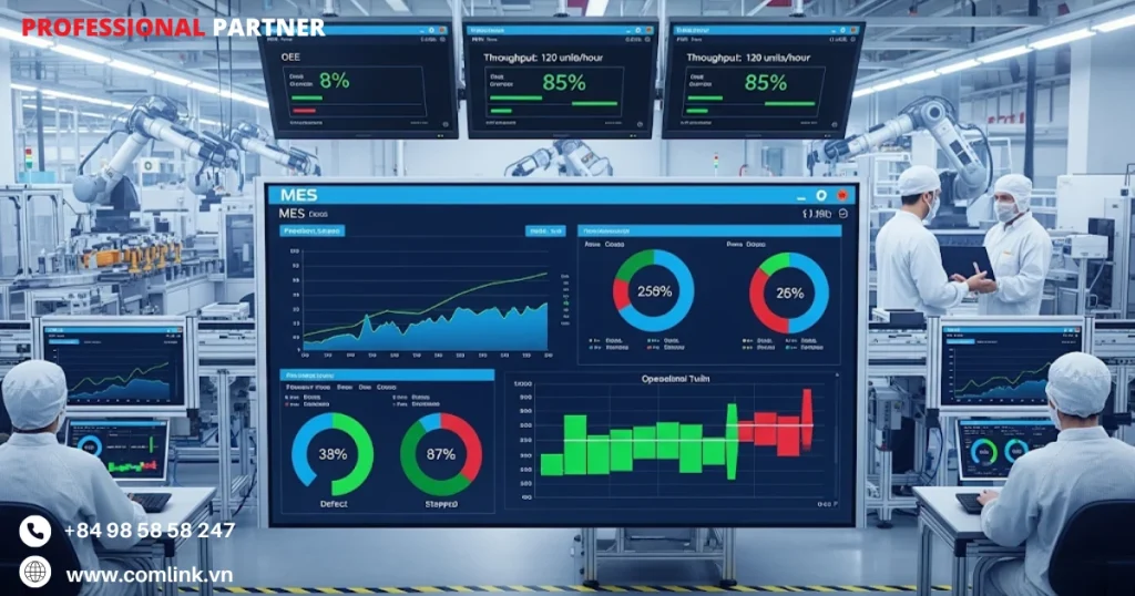 Vai trò của MES trong mô hình tháp tự động hóa