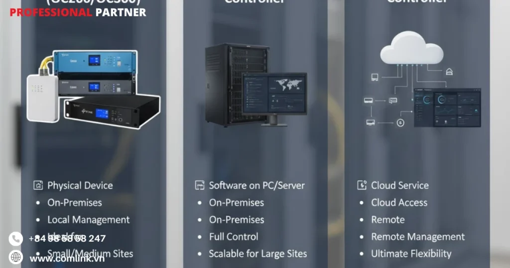 So sánh các loại Omada Controller