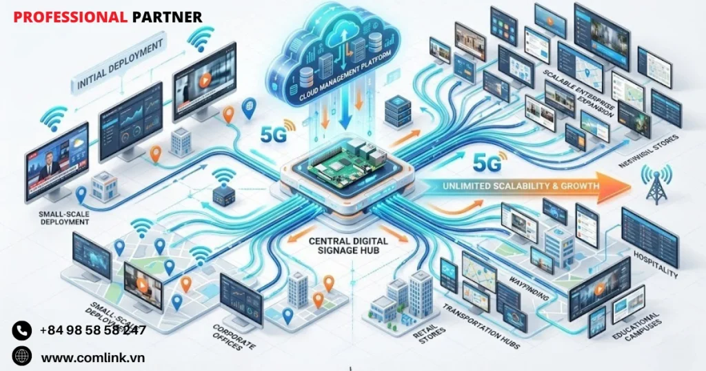 Khả năng mở rộng biển báo dễ dàng