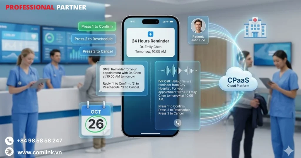 Ứng dụng của CPaaS cho ngành y tế