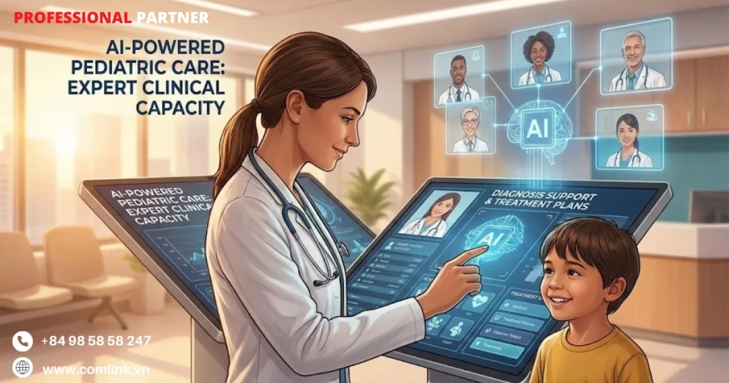Ứng dụng lâm sàng của AI chăm sóc nhi khoa