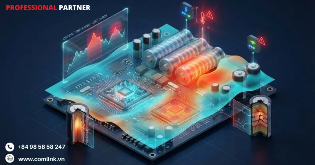 Khó khăn của giám sát nhiệt độ hàng điện tử