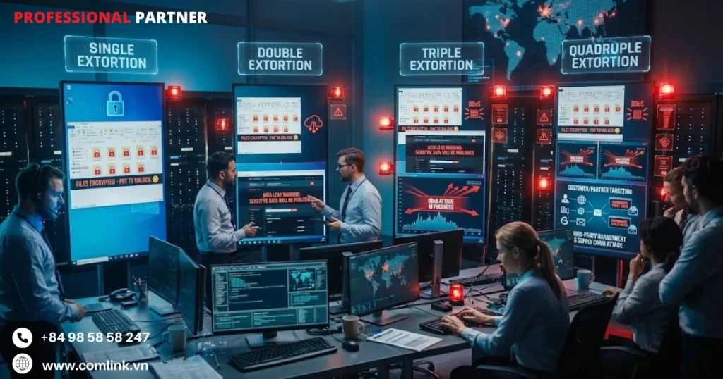 Chiến thuật tống tiền của Ransomware