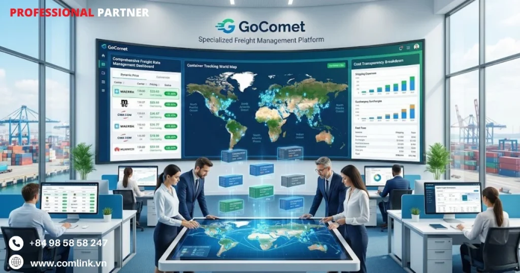 GoComet quản lý chi phí quốc tế