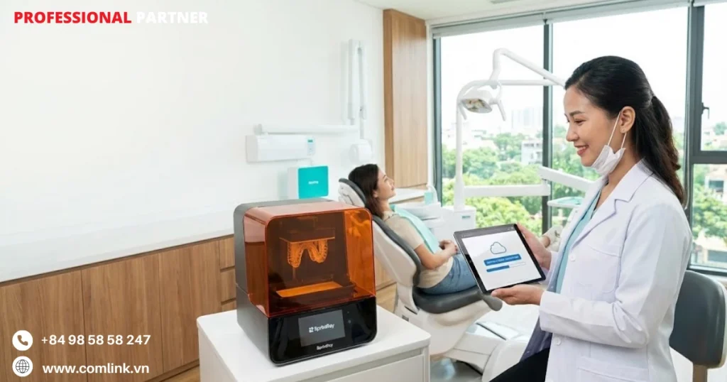 SprintRay Cloud Design AI cho in 3D tại ghế