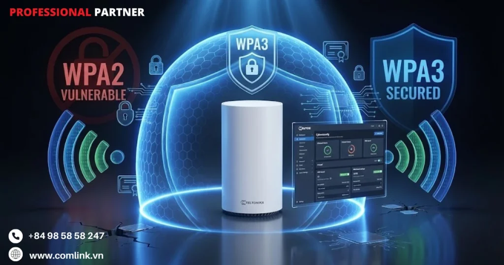 Bảo mật mạnh mẽ với Teltonika RutOS